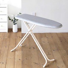 달리 모던 심플 깔끔한 베이직 좌식 스탠드 겸용 다리미판, 1개, 그레이1매 +스트라이프 1매