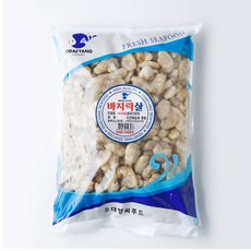[오대양씨푸드] 바지락살 1.6kg 대용량 바지락칼국수 된장찌개 바지락무침, 1개