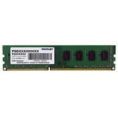 Patriot Signature 4 GB PC3-10600 (1333 MHz) DDR3 Desktop Memory PSD34G13332, One Color_4GB 1333MHz Single, 상세 설명 참조0, 상세 설명 참조0