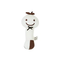 아바드 스윗하트 오가닉 풀잎물방울 딸랑이인형, 1개
