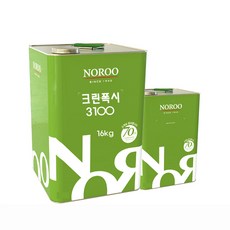 노루페인트 바닥용 에폭시페인트 크린폭시 3100 상도 16L 유광, 오렌지2, 1개