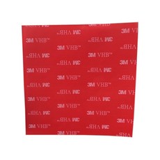 3M VHB 빅사이즈 초강력 아크릴 양면테이프 사각형 10cm x 10cm 3개입, 3개