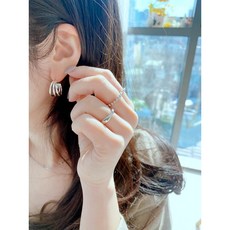써지컬볼드링귀걸이