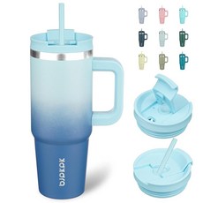 BJPKPK 스테인리스 손잡이 텀블러 아미 그린 30oz