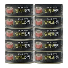 사조 프리미엄 참치 알바코, 100g, 10개