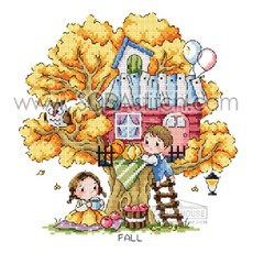 십자수센스 나무위의집-가을-Treehouse of Fall[so-3236] 도안가격
