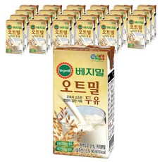 베지밀 오트밀 두유, 190ml, 24개