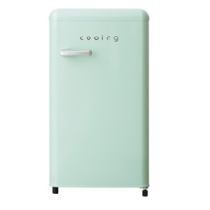 쿠잉전자 레트로 미니 85L 1도어 냉장고, 0 MINT(민트) REF-90CNM