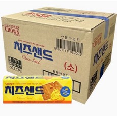 크라운 치즈샌드, 90g, 12개