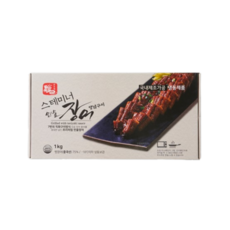 바이오마켓_지중해 스테미너 민물장어 양념구이 양념 자포니카 1kg (8미), 28개
