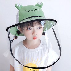 키키코코 프로그 투명창 모자