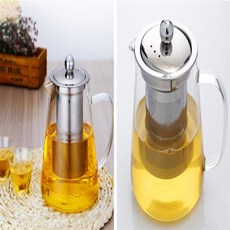 리빙템 내열유리 차포트 550ML 티포트 유리포트 거름망주전자 티주전자 홍차티팟