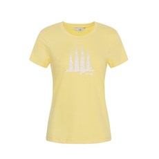 MUNSINGWEAR Wan Xingwei 여성용 반팔 라운드 넥 티셔츠 21 Amoi 골프 티셔츠 CWLR381
