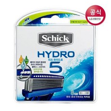 쉬크 하이드로5 면도날8입 x1개, 없음, 상세설명 참조