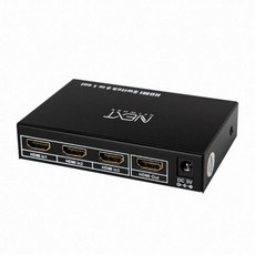 NEXT 0301SW 3대1 HDMI 스위치 리모트컨트롤 기본제공 4096x2160 4K UHD 해상도지원 HDCP지원, 1개