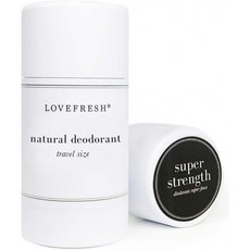 Lovefresh - All Natural Super Strength Detorant 알루미늄 Free (Cedar &amp; Saffron) (.65 oz Travel Size): 아름다움, 단일옵션