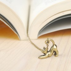 [바보사랑]BooKiss 책갈피 B1 기지개 고양이
