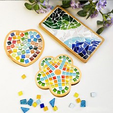 냄비받침대 만들기 티코스터 만들기 컵받침DIY 타일, 2번, 1개