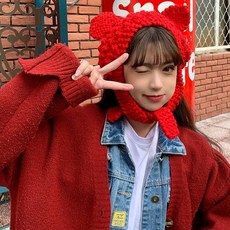 고양이귀털모자