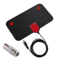 범용 TV 안테나 고이득 HD 박스 액티브 실내 공중 평면 디지털 EU 플러그 디자인 4K 25DB 3000 마일 부스터, 한개옵션1