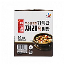 해찬들 가득한 재래식된장, 14kg, ...