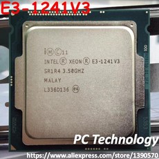 인텔 제온 프로세서 E3-1286V3 CPU 쿼드 코어 데스크탑 V3 3.70GHz 8M LGA1150 E3 P4700 정품 무료, 한개옵션0