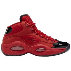(취기)리복 남성 퀘스천 미드 농구 앨런 아이버슨 Reebok Men's Question Mid Black Scarlet Gold Metall