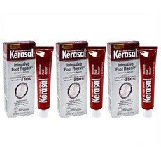 Kerasal 케라셀 풋크림 Exfoliates and Moisturizes 30g 3개