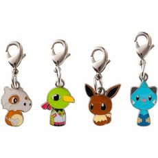포케몬 (포켓몬) 매장 방문 포켓몬 센터 오리지널 고 케시 메탈 참 세트 Eevee, One Color_One Size, One Color, 상세 설명 참조0