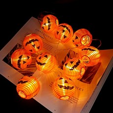 LED 호박 가랜드 조립형 할로윈 파티 장식 소품 램프
