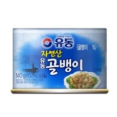 유동 자연산 골뱅이, 140g, 15개