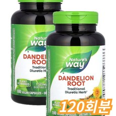 네이쳐스웨이 단델리온 루트 1575mg 베지터블 캡슐, 120회분, 1개