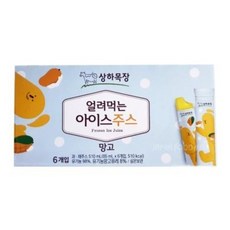 상하목장 얼려먹는 아이스주스 망고 85g x 6개입, 85ml, 6개