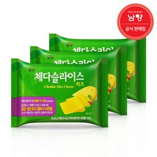 남양 체다슬라이스 치즈, 450g, 3개