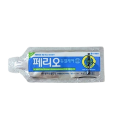 세면도구 치약 칫솔 세트 100개 페리오 4g 모텔 호텔 어메니티, 4ml