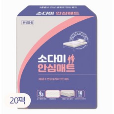 소다미 안심 깔개매트 60X75cm, 1개, 200매입