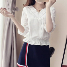 허리밴딩블라우스