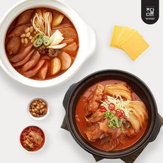 참다른 간편 부대찌개 458g(3인분) + 묵은지 돼지고기 김치찜 550g(2인분), 1개