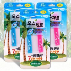 모스제트 손목 썸머밴드 성인용 2개입 여름철필수품 손목밴드 야광밴드 캠핑 여행, 3개