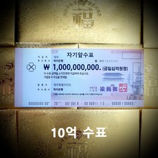 100억수표