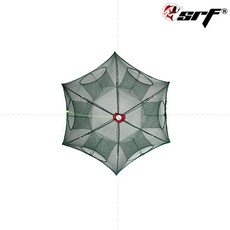 SRF 원터치 접이식 우산형 통발 피래미, 02. 6구 자동 통발