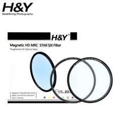 HNY HD MRC STAR SIX 82mm 마그네틱 자석 크로스 필터
