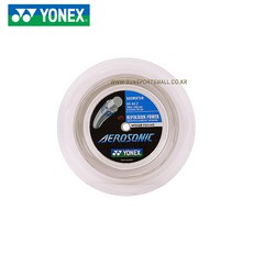 요넥스 에어로 소닉 (AS-2) (릴) 0.61mm 배드민턴 스트링, 화이트