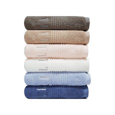 엘르 프리미엄 호텔수건 세면타올 200g 40수 코마사 10장, 밤색(10장)