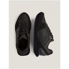 TOMMY HILFIGER ESSENTIAL RUNNER SNEAKERS WITH INSERTS FW0FW07585BDS Black