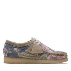 클락스(CLARKS) 패션화 스니커즈 Wallabee Grey Floral 왈라비 부츠 26169734