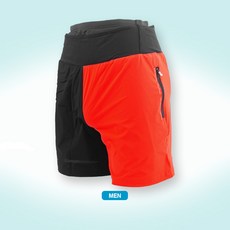 다미호야 마라톤반바지 ILOVERUNNINGILR 남성 여성 크로스컨트리 달리다 속건 배기 다포켓 러닝 미니 스커트