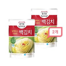 종가집 백김치 500gx2개, 단품, 단품