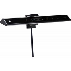 BenQ Screenbar Lite E-Reading 모니터 조명 자동 조광 및 색조 조정 기능이있는 LED 노트북 램프 매트 블랙 USB 전원 공급, 단일옵션