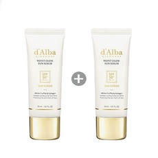 [1+1] 달바 선크림 모이스트 글로우 선세럼 30mlx2개 SPF50+/PA++++, 달바 모이스트 글로우 선세럼 30ml 2개